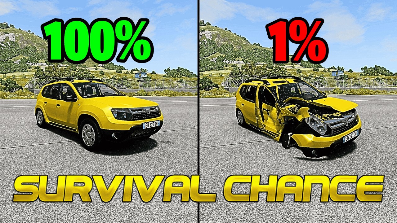 Realistic Survival Chance Crashes #287 | BeamNG.drive