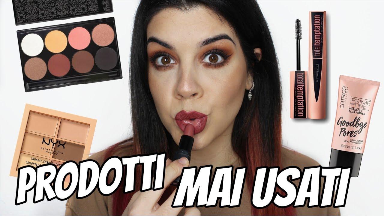 USO PRODOTTI MAI USATI DELLA MIA MAKE-UP COLLECTION!!!