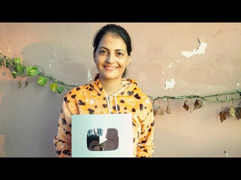 unboxing my silver play button 😍/Monika bhainger/#silverplaybutton #unboxing #monikabhainger #thanks