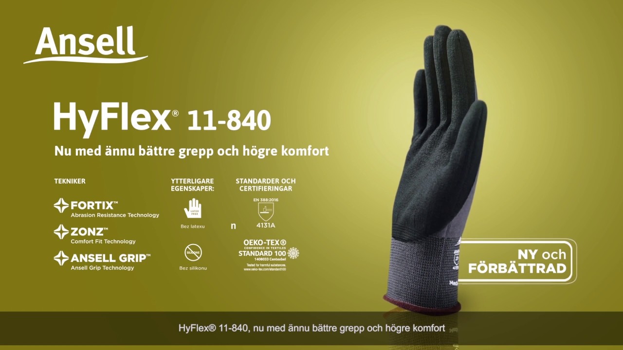 (SV) Ansell HyFlex 11-840 Video