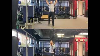 Barbell Split Stance Push Press