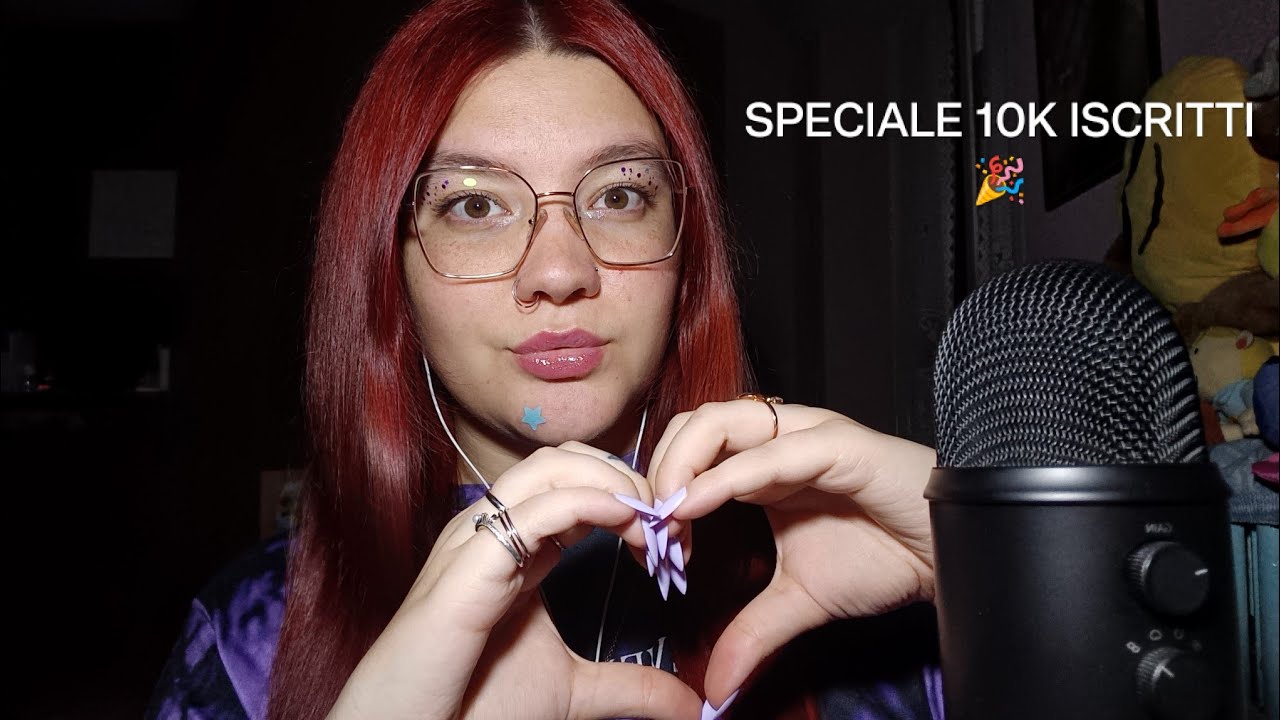 SPECIALE 10.000 ISCRITTI con I VOSTRI TRIGGERS PREFERITI 🎉😴💜 | ASMR ITA