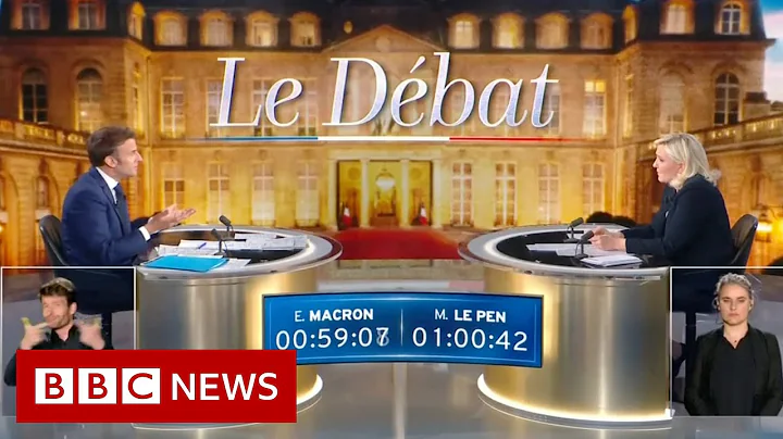 Macron and Le Pen clash in French presidential election debate - BBC News - DayDayNews