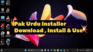 How to Download, Install and Use of Pak Urdu Installer in Windows 10/Laptop  #urdutyping #pakurdu screenshot 5