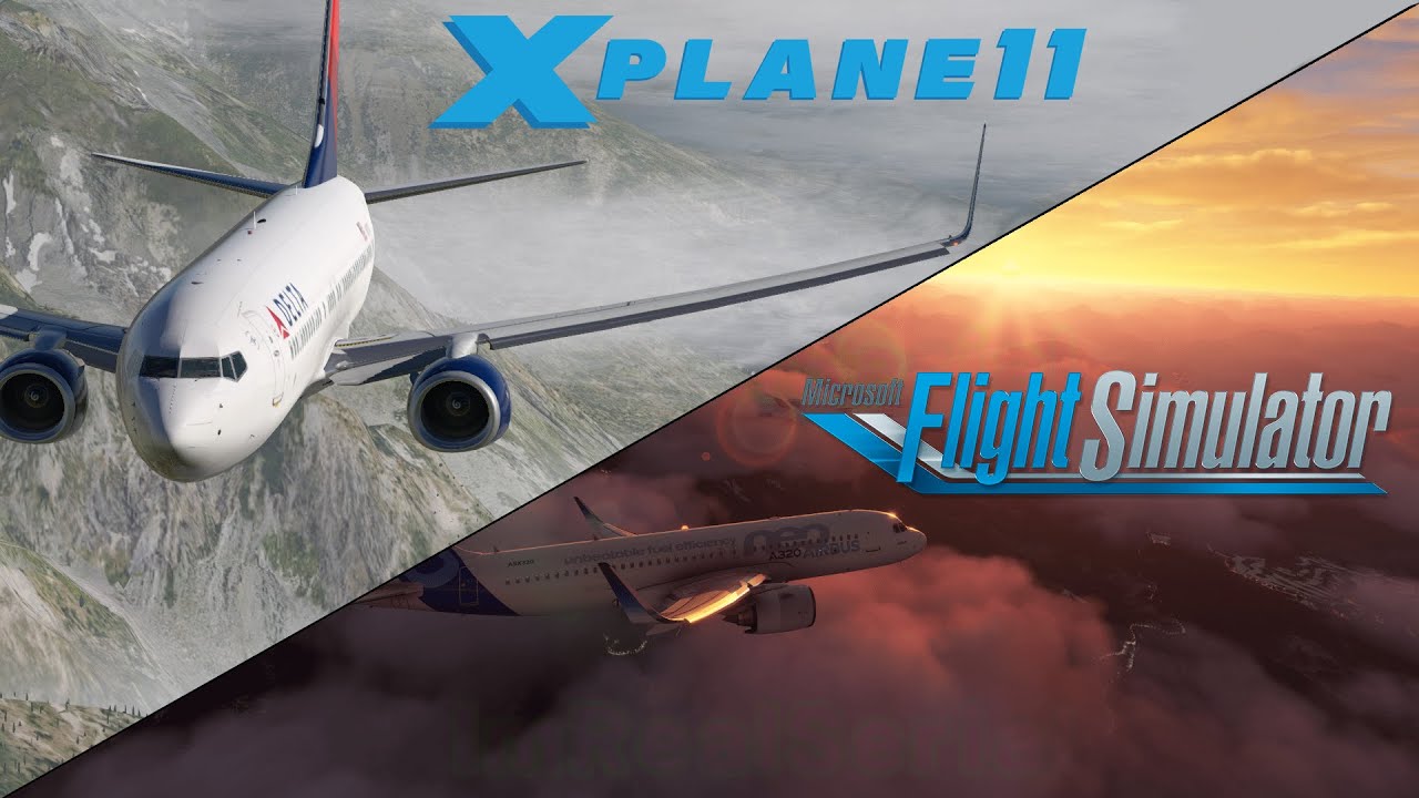 XPlane 11 VS Microsoft Flight Simulator 2020 (Landing) YouTube