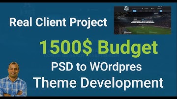1500$ Real Project PSD to Wordpress Theme Development Part 3