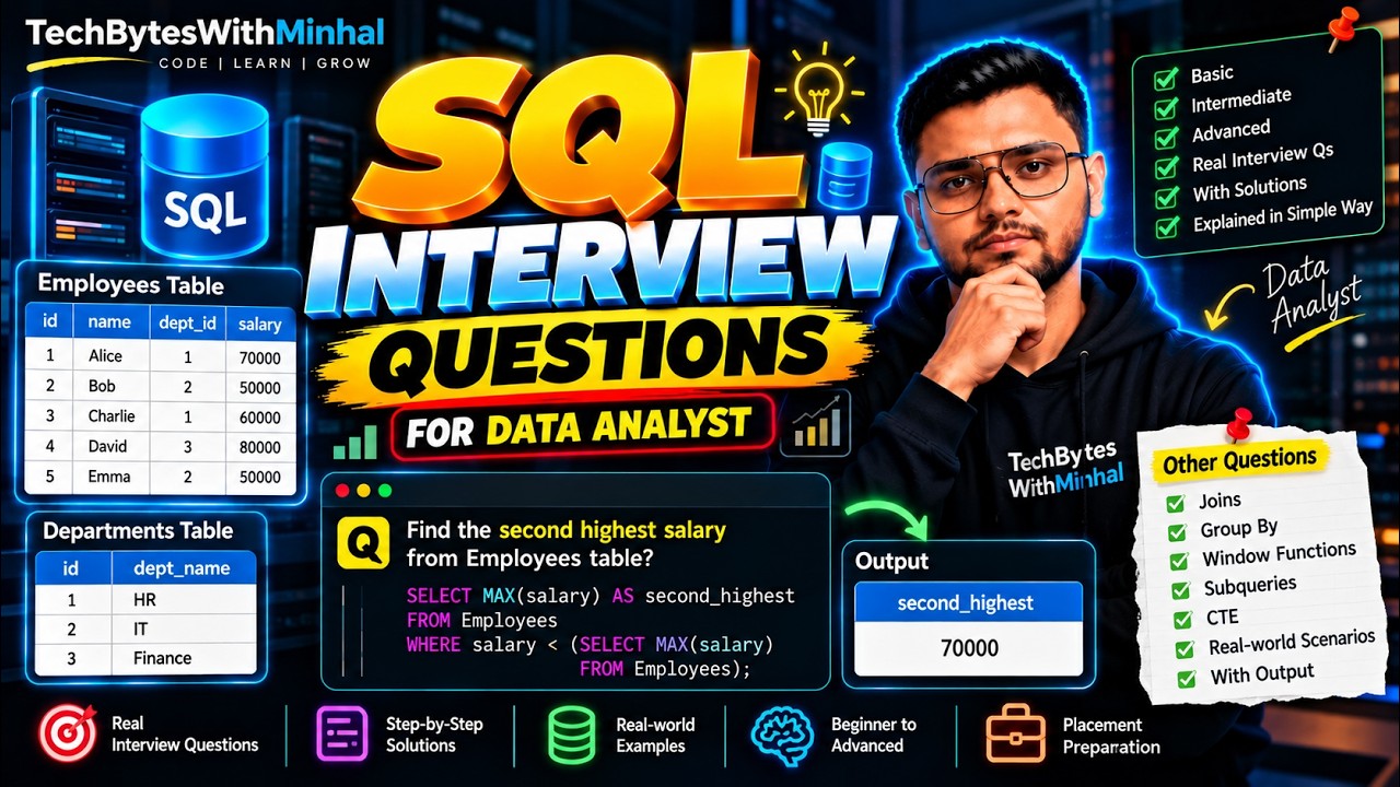 SQL Duplicates InterView Question - YouTube