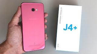 Unboxing Samsung Galaxy J4 Plus, J4+ Rosa - Regras do sorteio na descrição