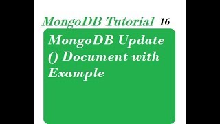 Update Documents in MongoDB