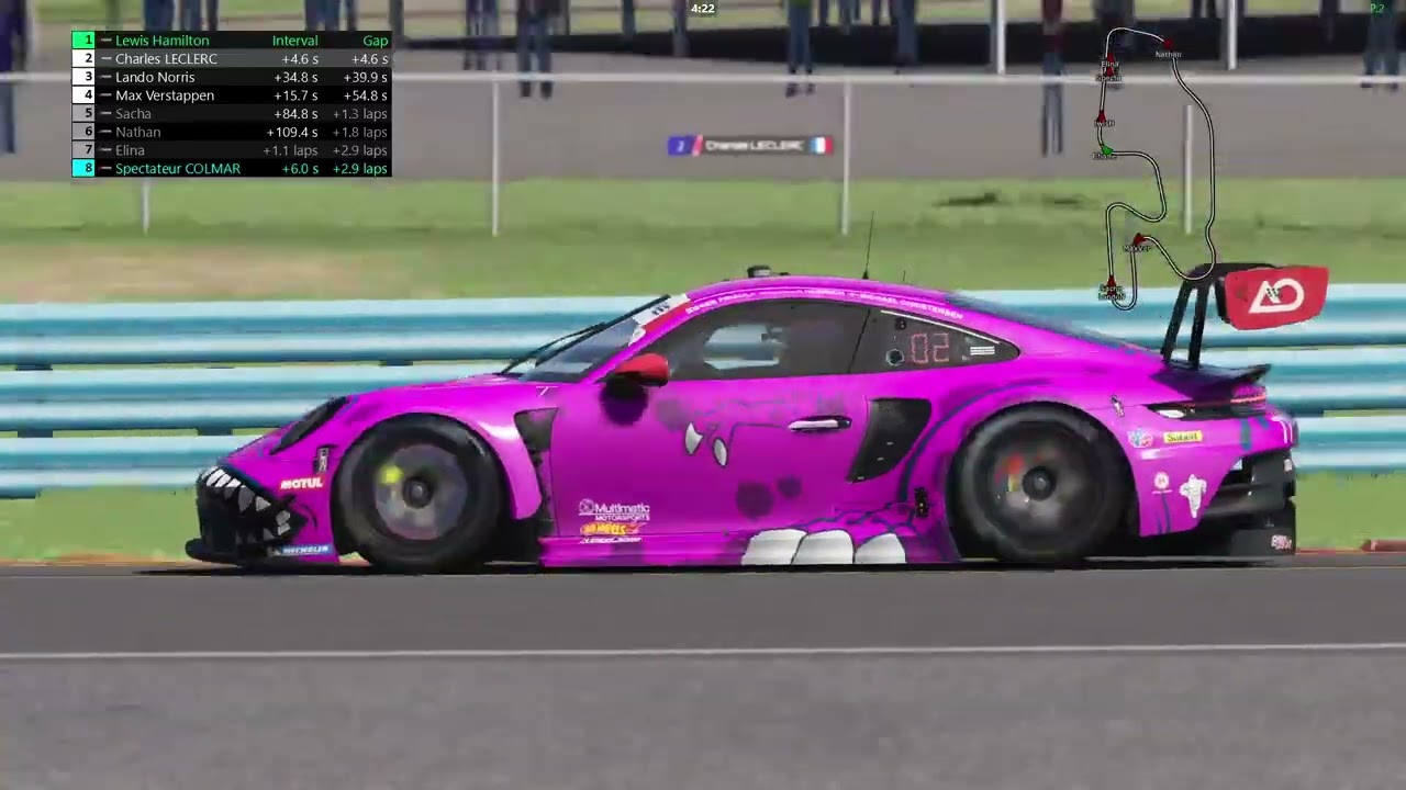 Legend Track Anniversaire Wurth Course 2 Porsche 992 GT3R Watkins Glen