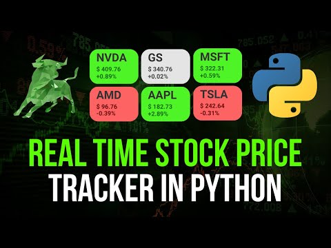 Real-Time Stock Price Tracker in Python