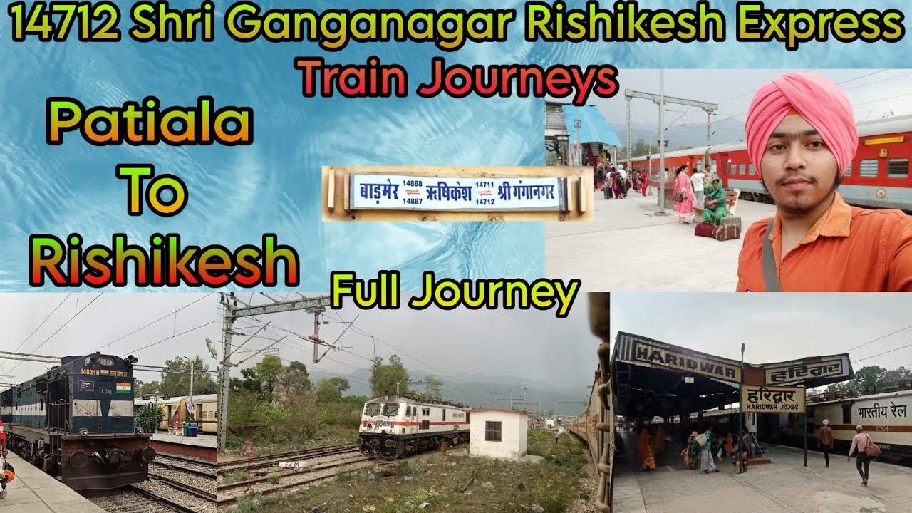 Shri Ganganagar Rishikesh Intercity express Train Journey | Patiala To Rishikesh Train Journey Vlog