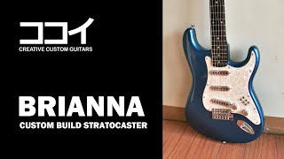 CUSTOM BUILD STRATOCASTER: BRIANNA Brian May Red Special Inspired COCOi Creative Custom Guitars