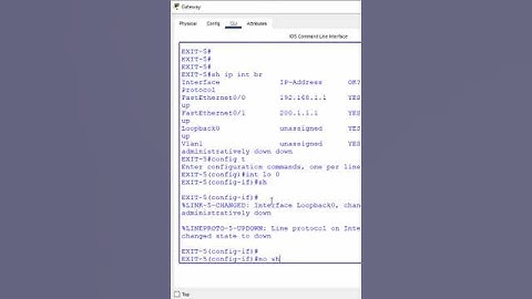 19.How to Make Loopback interface down and up? | CCNA | CCNP
