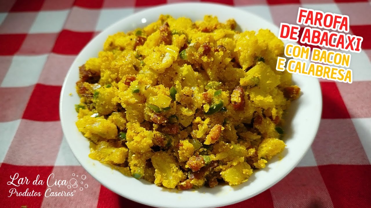 🔴 FAROFA DE ABACAXI FÁCIL E RÁPIDA | PERFEITA PRA QUALQUER OCASIÃO