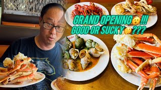 GRAND OPENING ALL YOU CAN EAT CRAB SEAFOOD & SUSHI BUFFET @ FUSION BUFFET IN CONCORD CA!