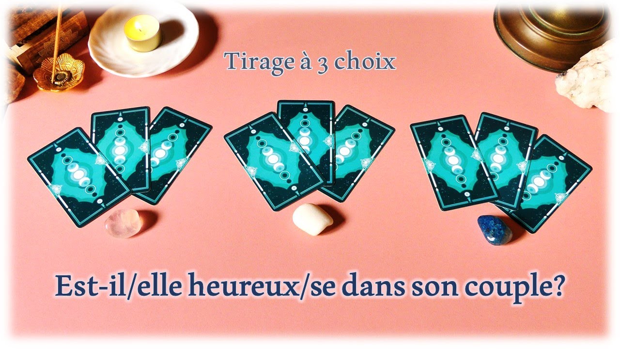 Est-il/elle heureux/se dans son couple? Guidance intemporelle à 3 choix💗🤍💙