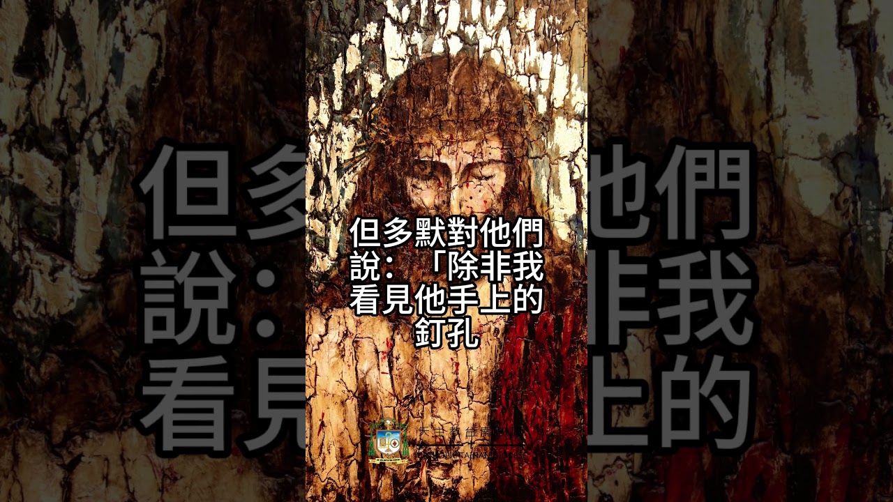 04/12   恭讀聖若望福音　20:19-31   八天以後，耶穌來了，站在門徒中間。