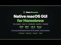 Brew Browser - Native macOS GUI for Homebrew (Tauri 2, Swift 6, Rust)