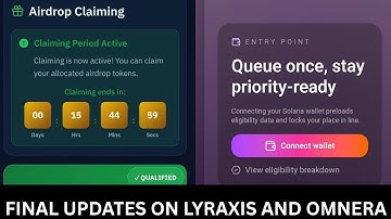 Final updates on Lyraxis and Omnera airdrop, all you have to know and what you should do now