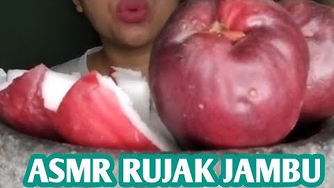 Asmr Rujak Jambu Jamaika || Mukbang rujak jambu jamaika