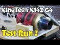 Kingtech k142 g4 turbine  part 3  build a test stand and some test runs 4k