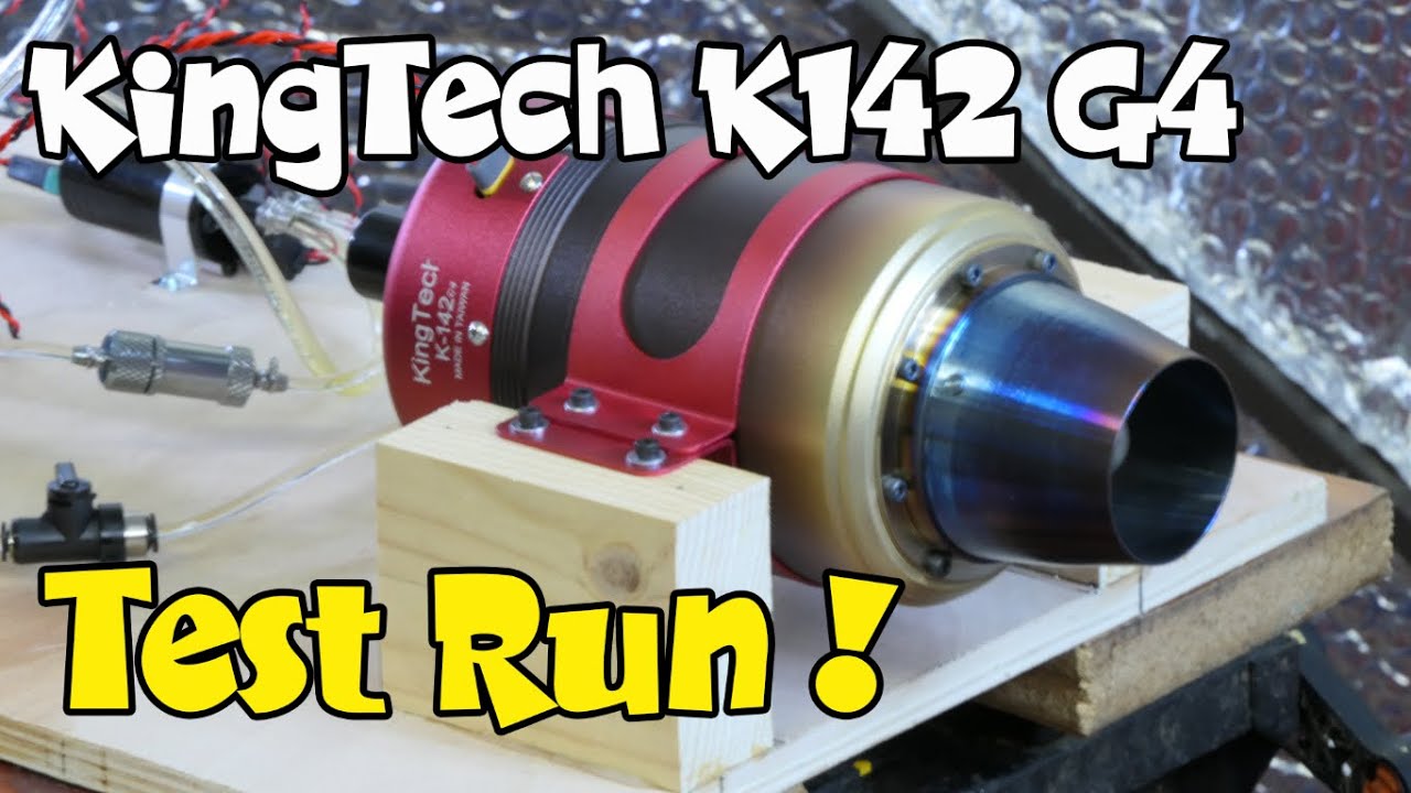 KingTech K142 G4 Turbine - Part 3 - Build a test stand and some test runs (4K)