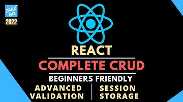 How to create crud in react js with advanced form validation and session storage 2022 [ Super easy ]