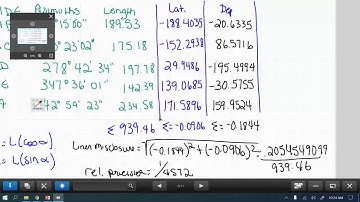 Surveying 110   Traverse Computations Part 2 rev