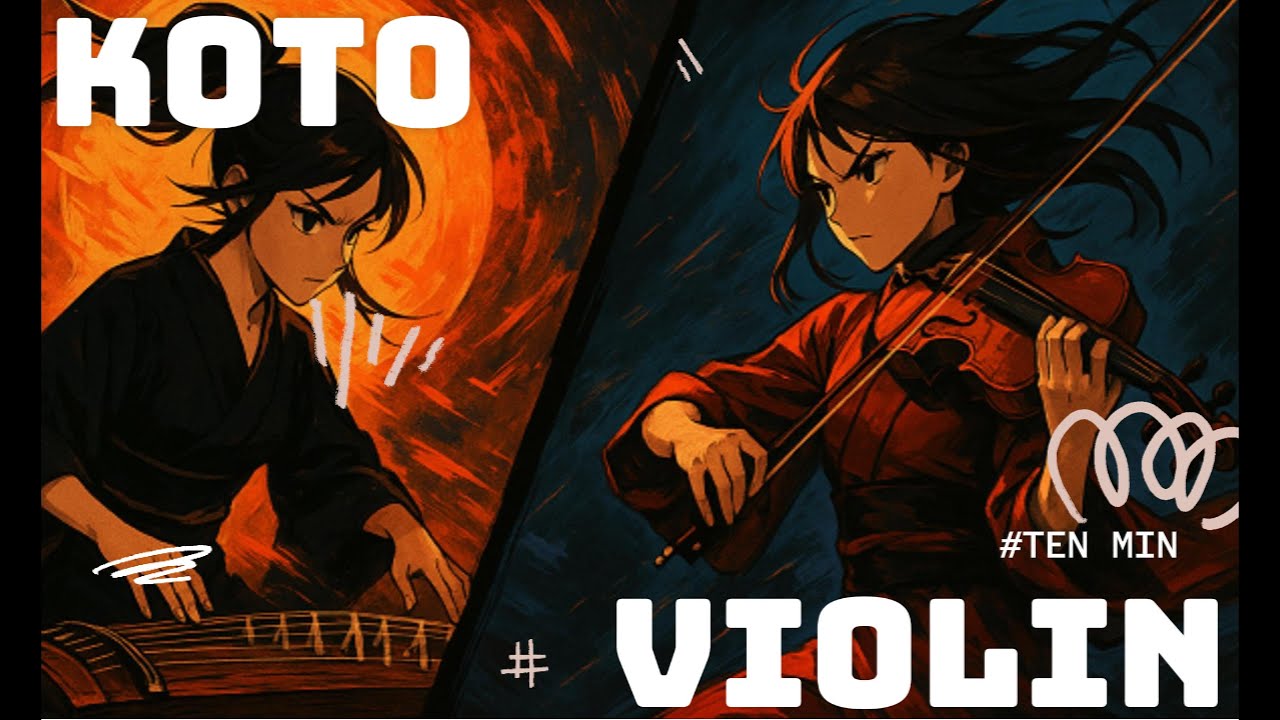 Koto and Violin | 10 Minutes of Emotional Instrumental Music for Relaxation and Inspiration