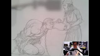 Frank Cho Drawing Demo  Hunchback of Notre Dame