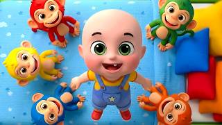 five little monkey jumping tree johny johny yes papa baby