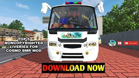 Top 5 noncopyrighted liveries for Cosmo bmr mod || Download now