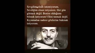 Cemal Süreyya Sevgi̇li̇m Olsun İstemi̇yorum Sevdi̇ği̇m Olsun İsti̇yorum Her Gün Görmek Deği̇l..üreya