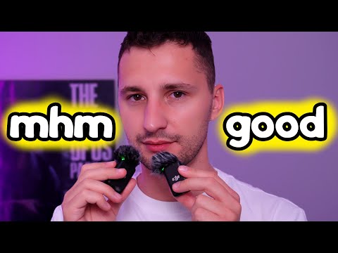 ASMR 17 minutes of me repeating "mhm" & "good" into your ears (you will relax)