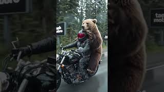 #bear #motor #cycle #roadtrip #funny #comedy