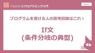 【Java プログラム】If文条件分岐の典型