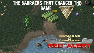 the last of the  Barracks  !! Command and Conquer Remastered Collection Red Alert 8 Player FFA