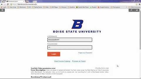 View Announcments in Blackboard at Boise State University
