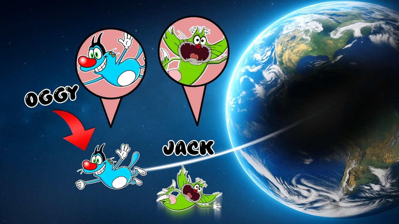 Roblox Oggy Fly To Space With Jack