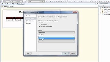 SSRS Tutorials: Lesson 6 - Creating a SSRS Report with cascading parameters