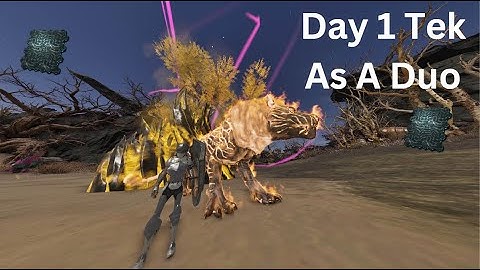 Tek On Day 1 As A Duo Astraeos Small Tribes|ASA|Ark Survival Ascended|PS5|The Hitmen