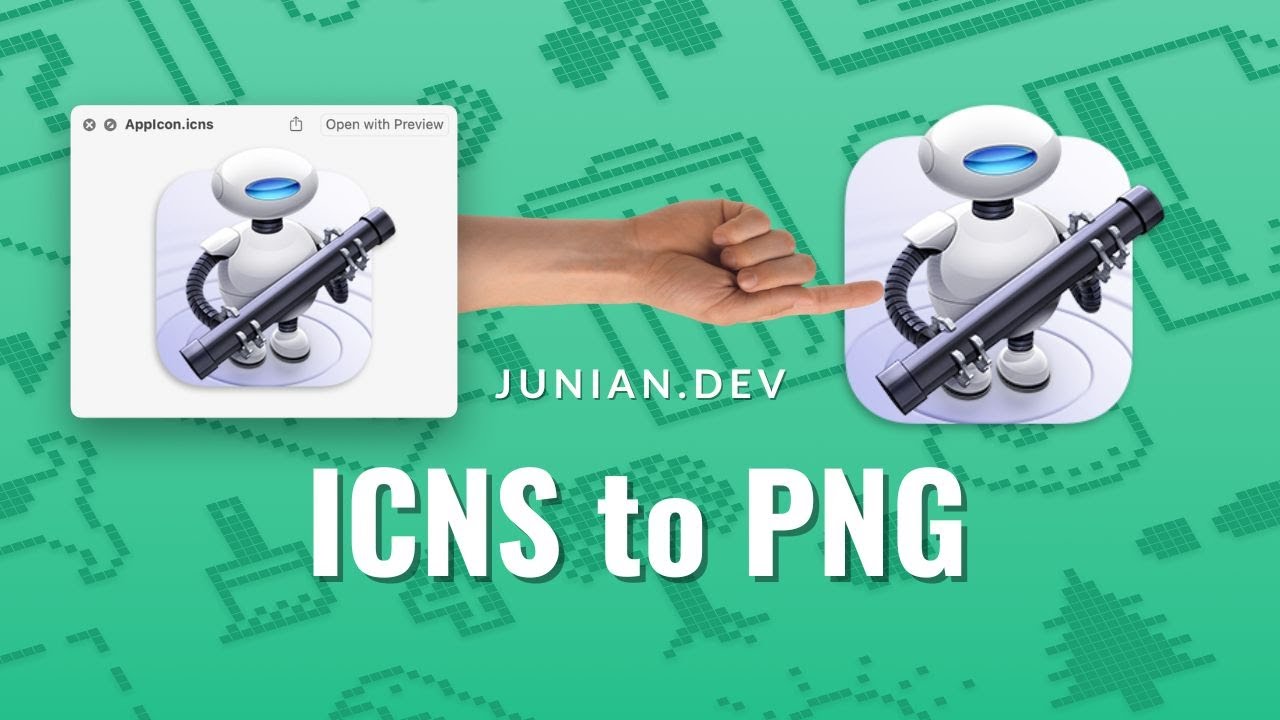 How to Convert macOS App Icon (icns) to a PNG Image File