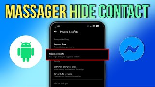 Hide Any Contact Shortcut on Facebook Messenger in Seconds! || Tech Wash screenshot 4