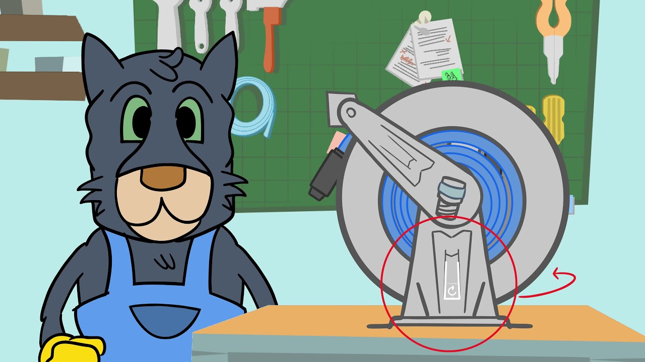 THE RAMEX TUTORIAL _ How to apply the Hose to a Ramex Hose Reel