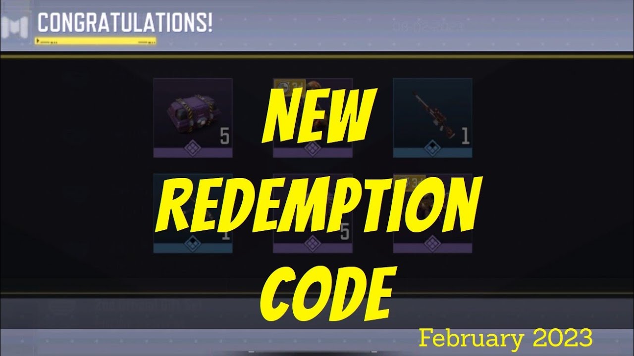 *FREE CRATES* "New Redemption Code" Call of Duty Mobile GARENA YouTube