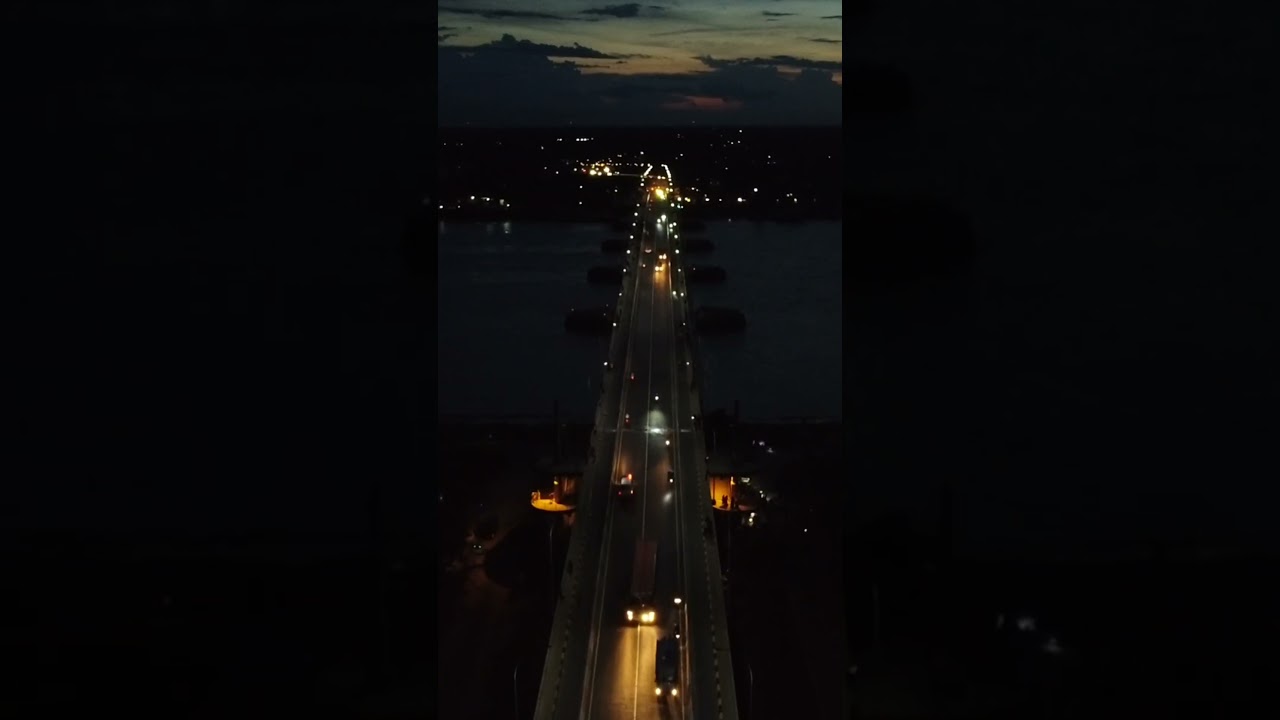 রাতের রূপসা ব্রিজ / খান জাহান আলী সেতু , খুলনা Rupsha Bridge -Khan Jahan Ali Setu, Khulna