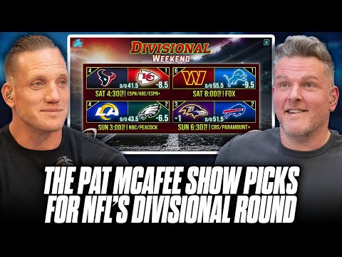 Thumbnail for The Pat McAfee Show Picks & Predicts NFL's Divisional Round Playoffs