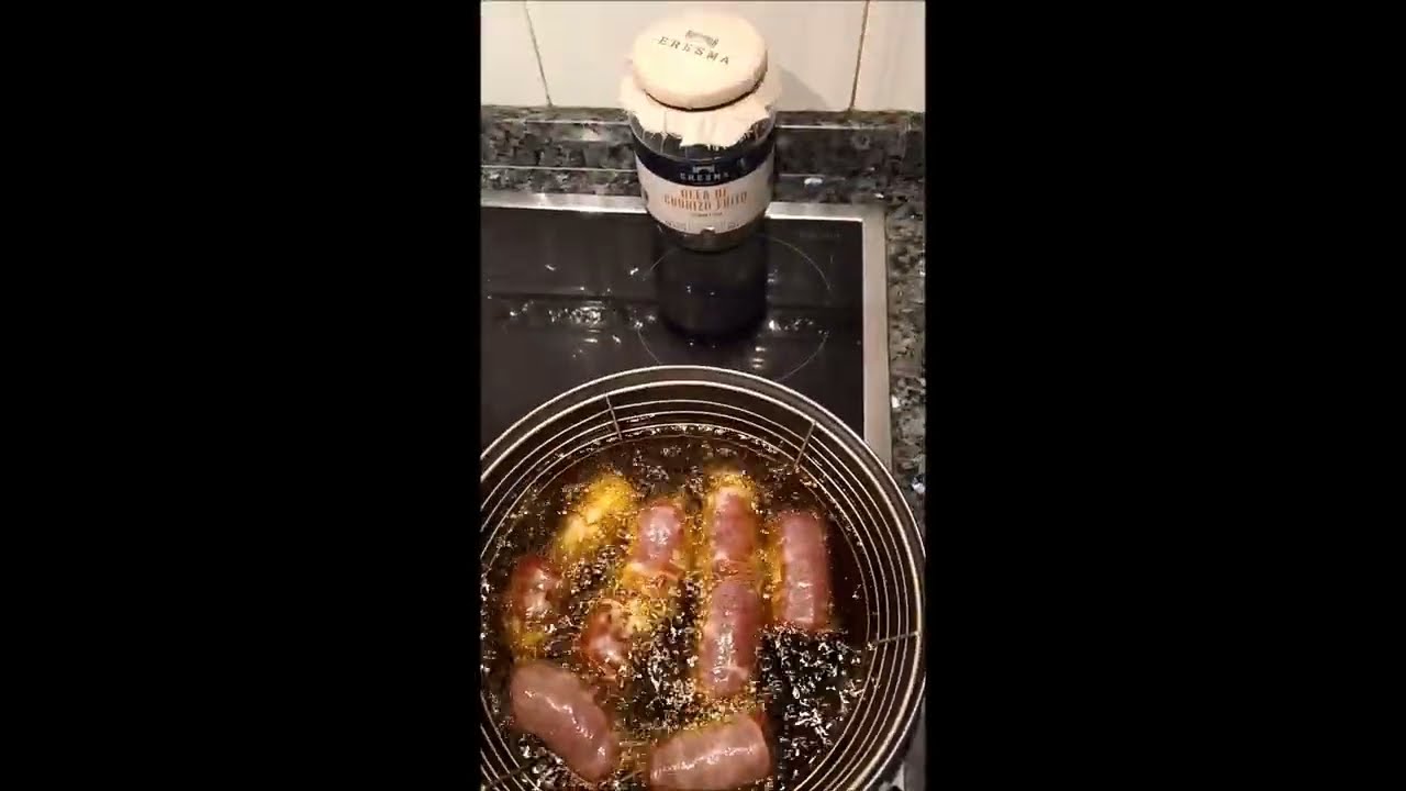 Chorizo frito en conserva