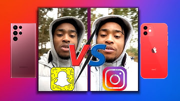 Galaxy S22 Ultra VS iPhone 12 Social Media Camera Comparison (Snapchat and Instagram)